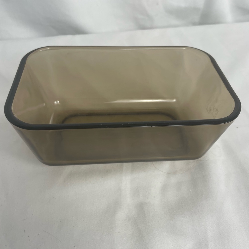 Pyrex glass bread pan Purple cranberry color 8 x 5